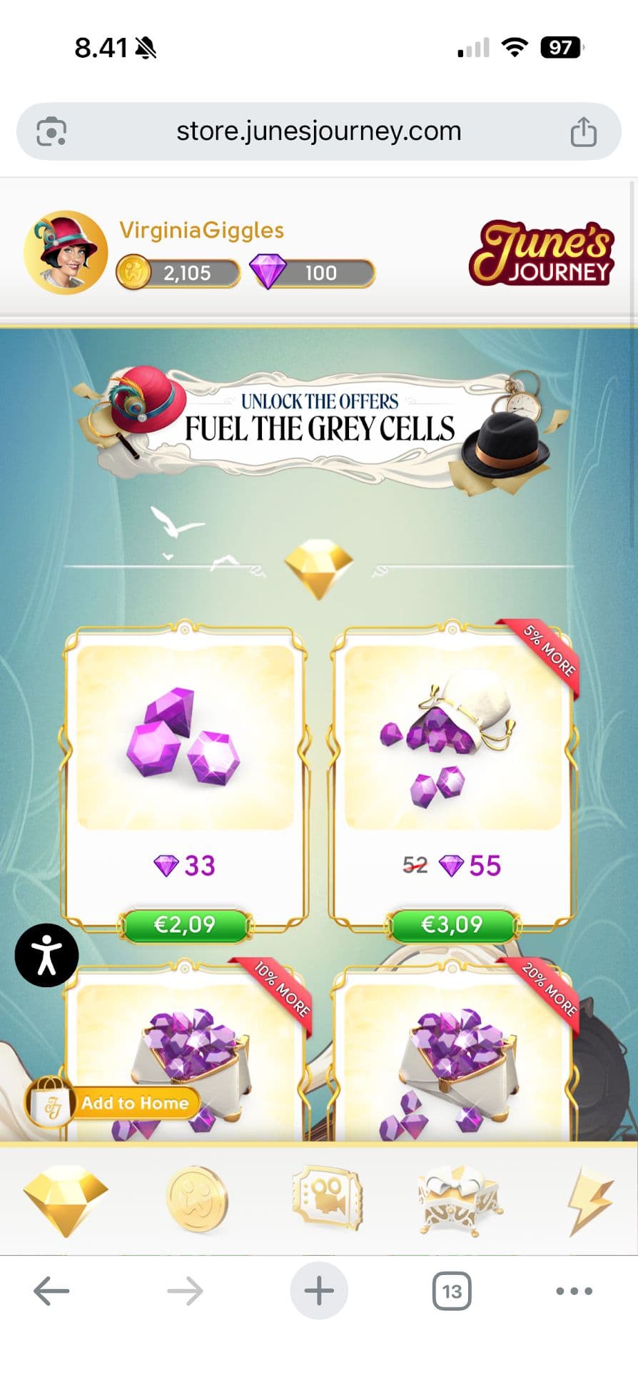 June's Journey Web Store